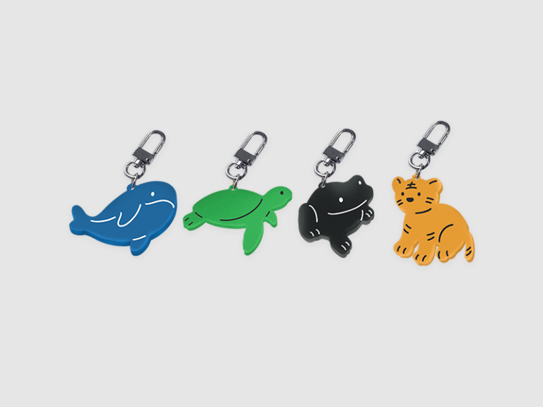 fishing village story keyring